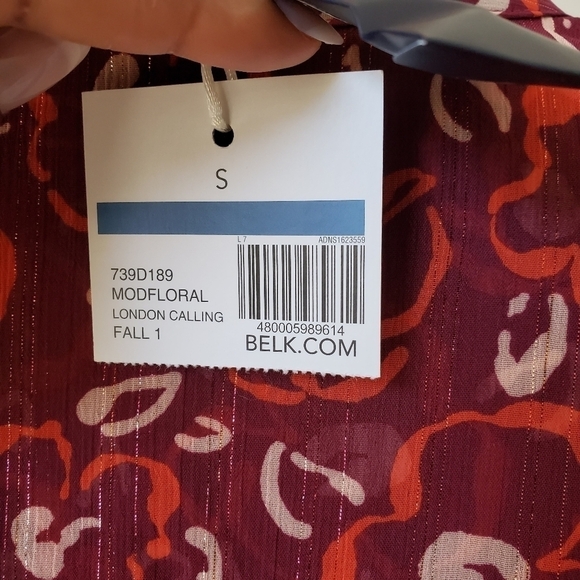 KAARI BLUE Floral Elastic Waistband Midi Dress - Picture 5 of 9